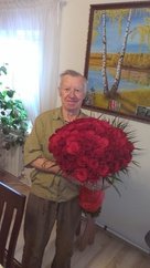 Delivery of products Round bouquet of 51 red roses «Red delight » (469)