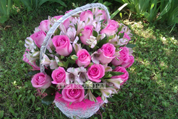 Flower basket "you my asterisk"