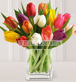 Bouquet "Spring", 21 tulips