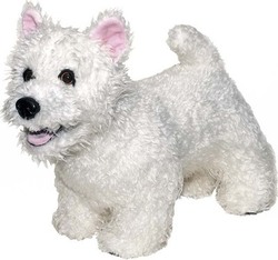 Soft toy "Dog Roksi", 40 cm