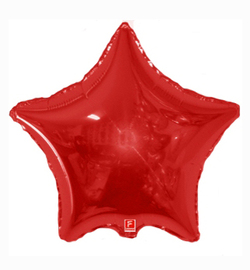 Helium foil paper balloon "Red star"