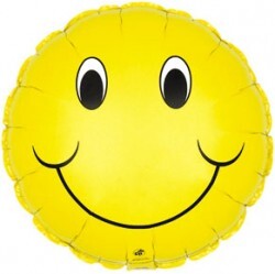 Helium foil paper balloon "Smile"
