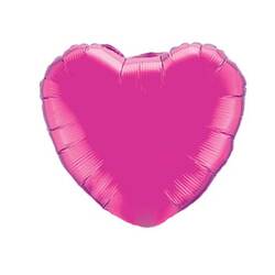 Helium foil paper balloon "Pink heart"