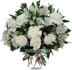 Bouquet of flowers "Snow white"
